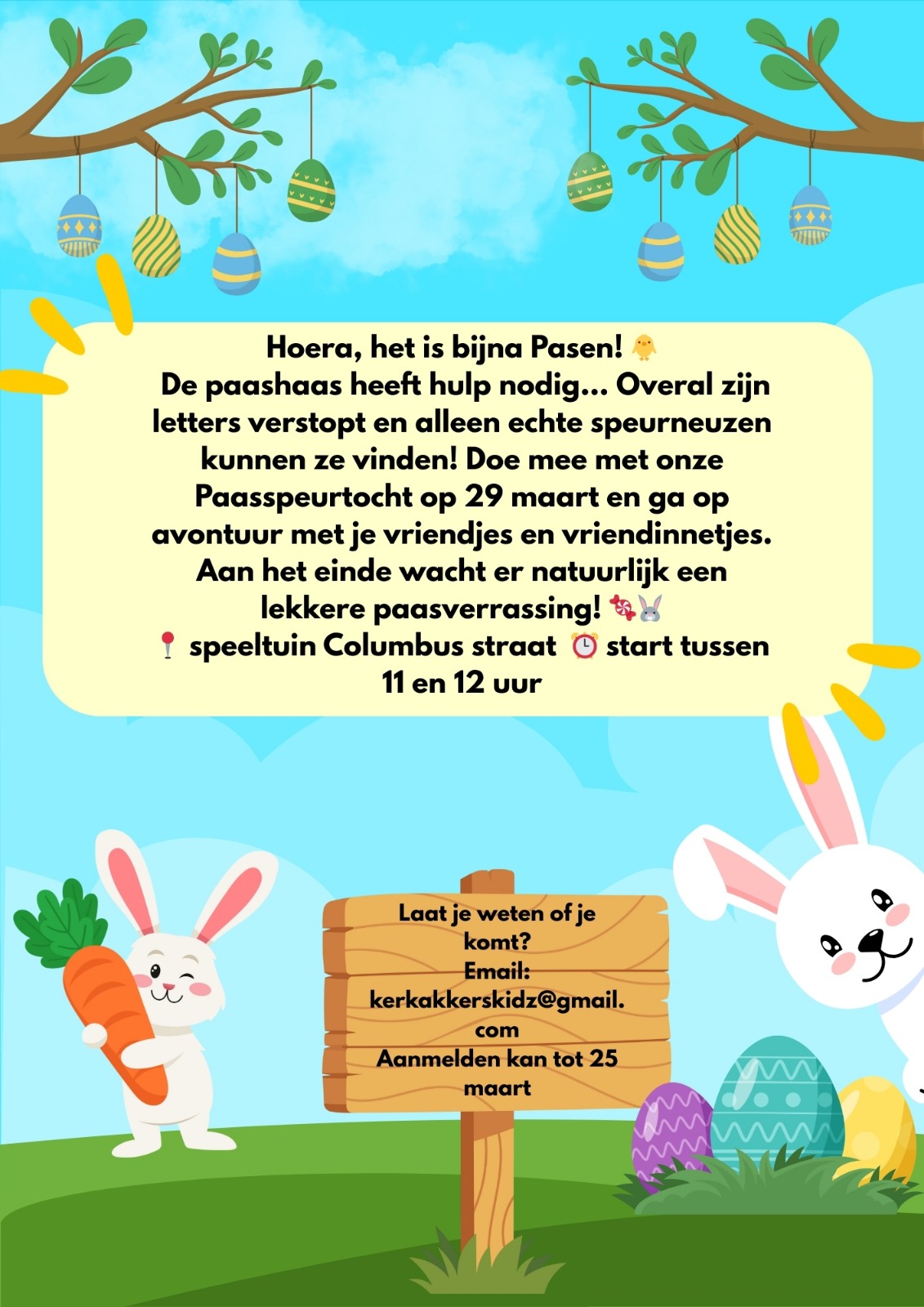 flyer Paasspeurtocht 2026