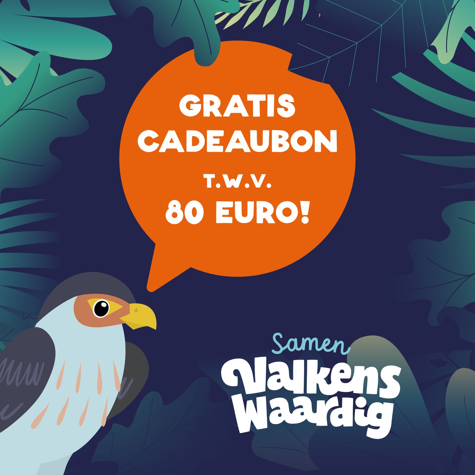 LAAT UW CADEAUBON VAN € 80,- NIET SCHIETEN!!!
